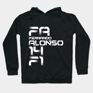 Fernando Alonso 14 Grand Prix Formula 1 Racing Driver Hoodie